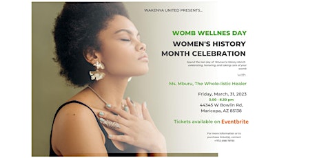 Womb Wellness Women's History Month Celebration