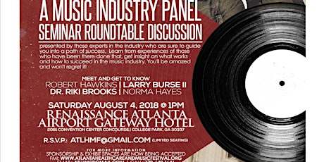 MUSIC INDUSTRY PANEL ROUNDTABLE DISCUSSION primary image