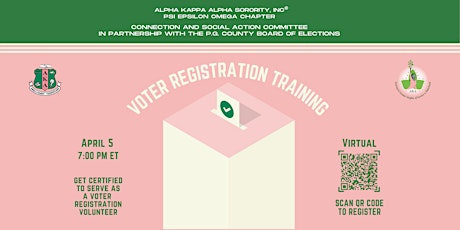 Voter Registration Volunteer Training
