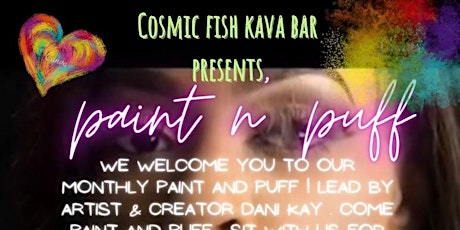 Imagen principal de Water Pipe Paint n' Puff Hosted by Dani Kay!