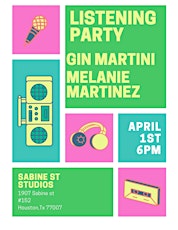 Gin Martini Album Listening Party