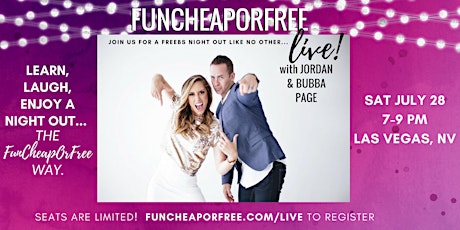 FunCheapOrFree Live, LAS VEGAS! primary image