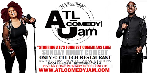 Imagem principal de ATL Comedy Jam @ Clutch Restaurant