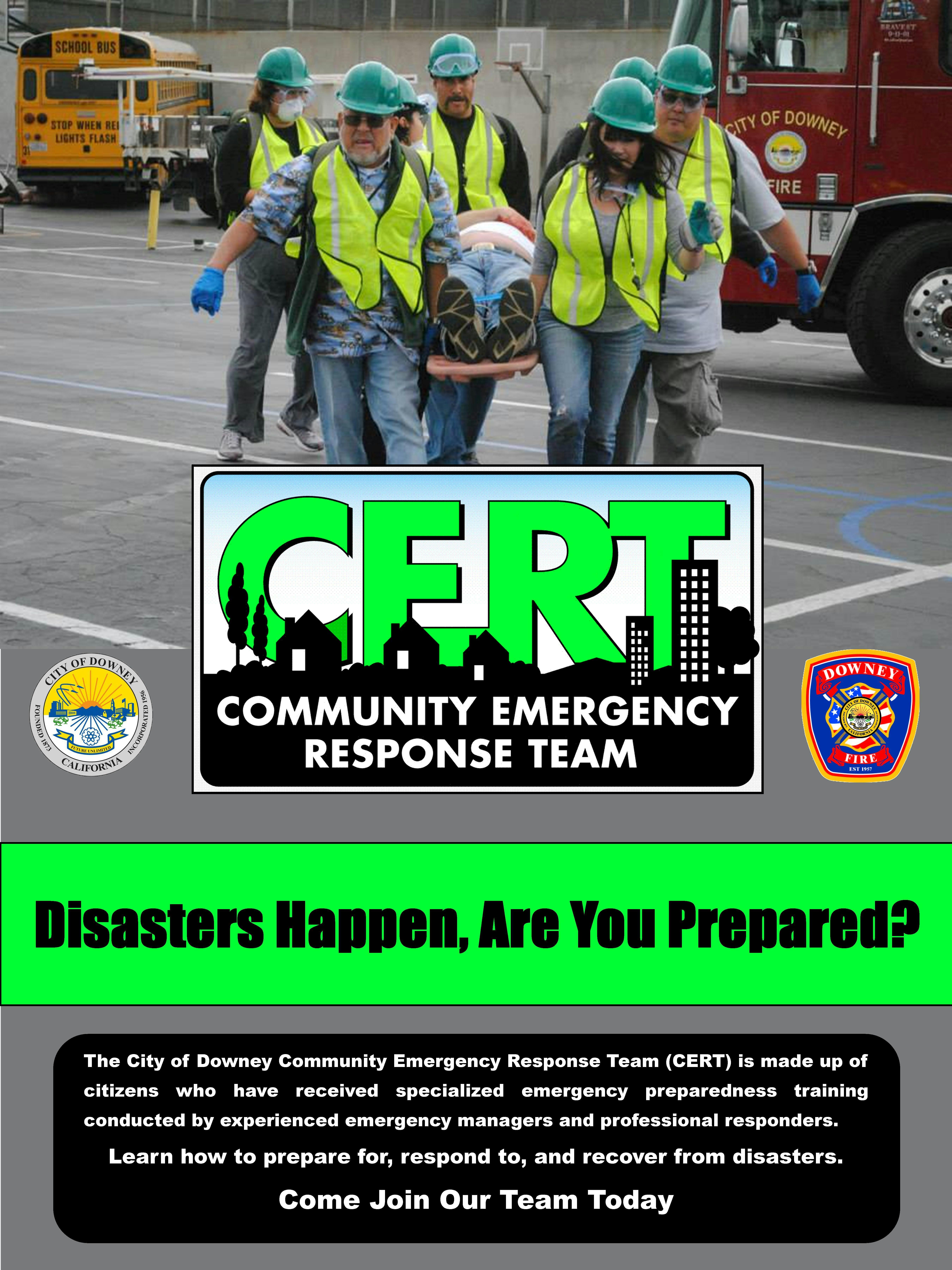 Downey's Community Emergency Response Training (CERT)