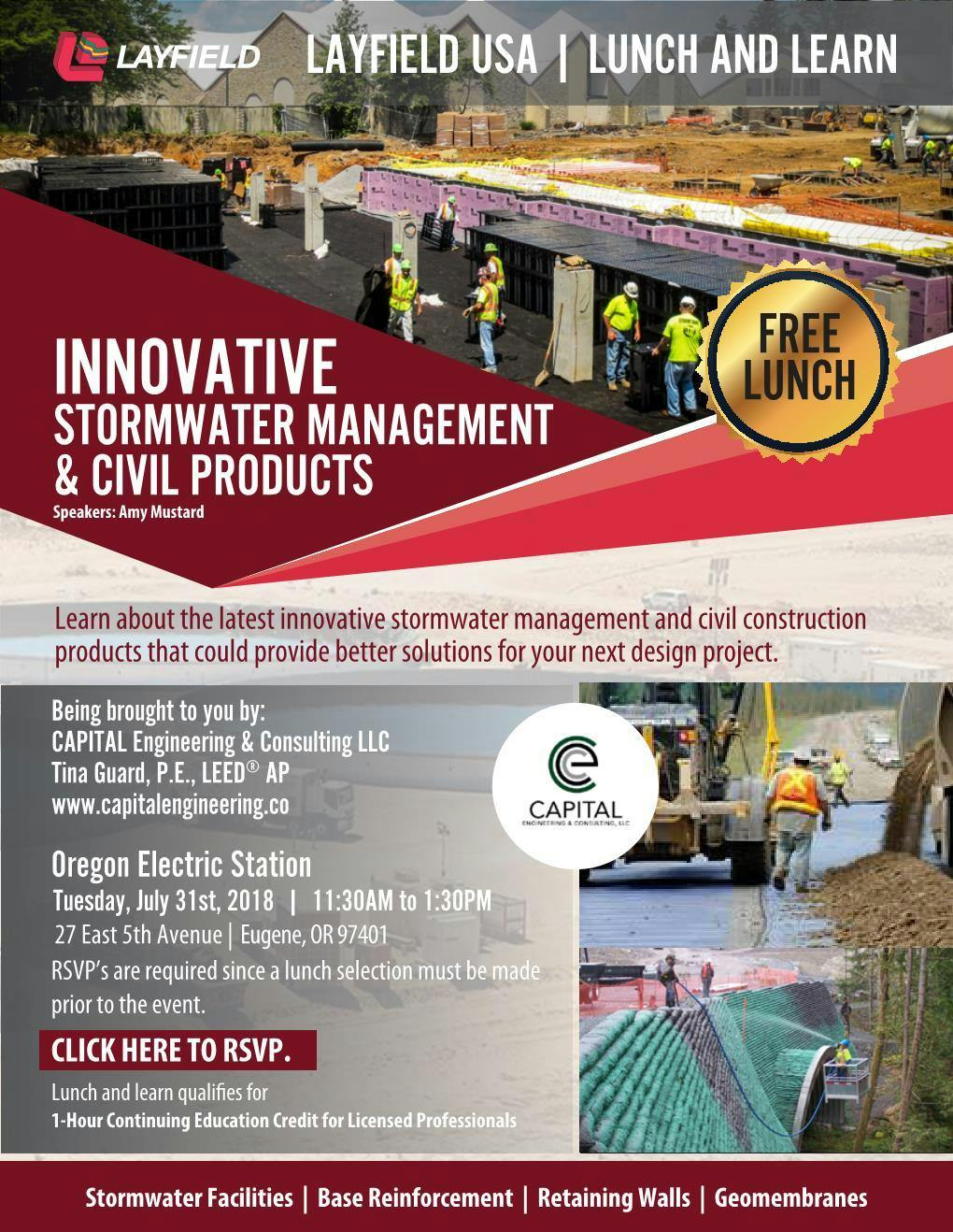 LAYFIELD: INNOVATIVE STORMWATER MANAGEMENT & CIVIL CONSTRUCTION PRODUCTS