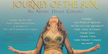 Journey Of The Sun: An Arabic Dance Concert primary image