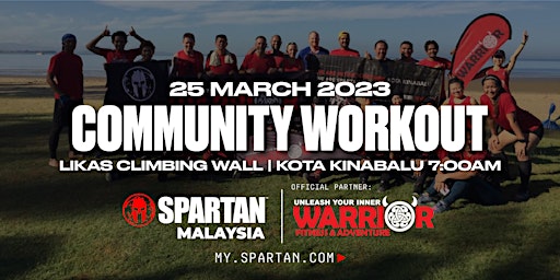 KK Spartan Community Workout - Likas Climbing Wall 25th March 2023