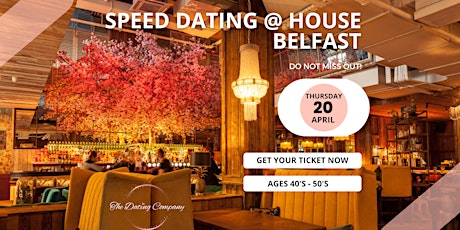 Head Over Heels @ House Belfast (Speed Dating ages 40s to 50s)