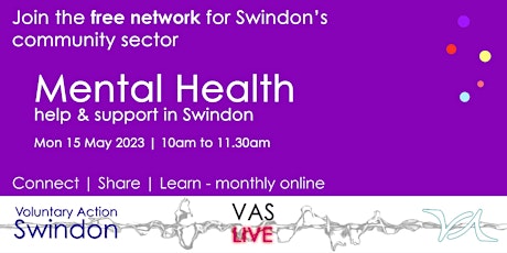 Imagem principal do evento Mental Health - help & support in Swindon