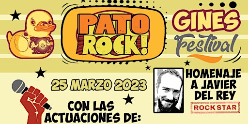 Festival PATO ROCK´´ 2023 -  Gines (Sevilla)  - GRATUITO -