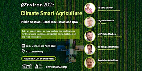 Environ 2023: Public Panel Session| Climate Smart Agriculture(Live)