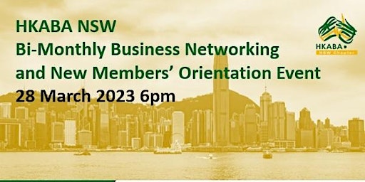 HKABA NSW Bi-Monthly Business Networking and New Members’ Orientation Event