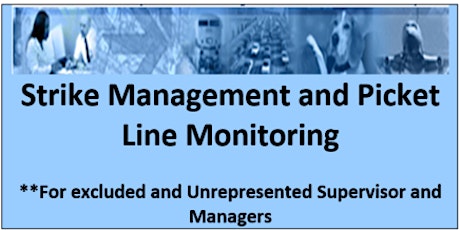 Strike Management and Picket Line Monitoring  (English Sessions)