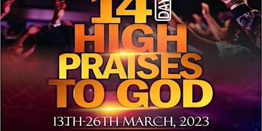 14 Days Of High Praises to God
