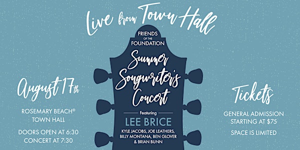 Live from Town Hall - Featuring Lee Brice and Friends