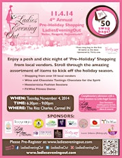 4th Annual LadiesEveningOut Holiday Event primary image