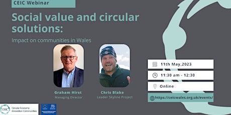 Social value and circular economy: impact on communities in  Wales primary image