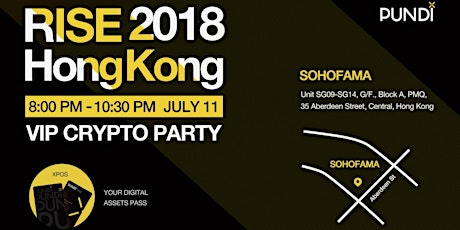 Pundi X VIP Crypto Party for RISE 2018