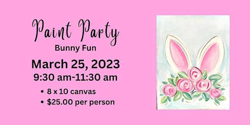 Bunny Fun Paint Party