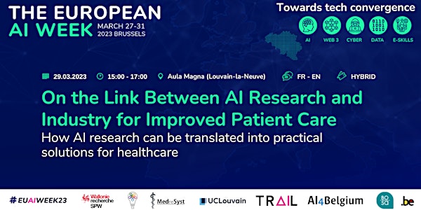 On the Link Between AI Research & Industry for Improved Patient Care