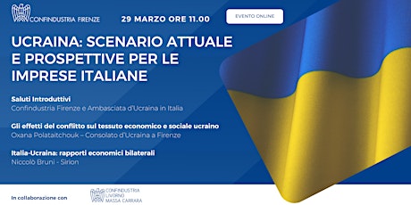 Ucraina: scenario attuale e prospettive  per le imprese italiane