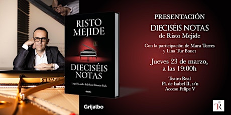 Risto Mejide presenta DIECISÉIS NOTAS en el Teatro Real