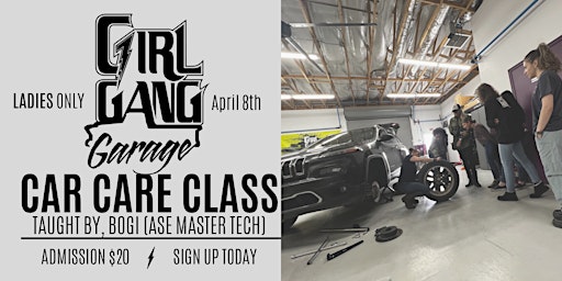 April Women's Car Care Class - Tire and Brake System