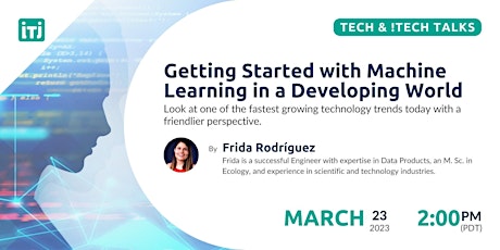 Imagen principal de Getting Started with Machine Learning in a Developing World