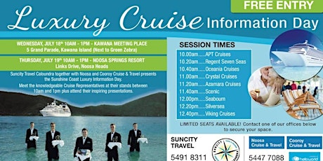Luxury Cruise Information Day primary image