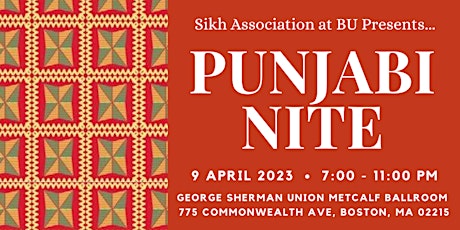 Punjabi Nite: Sikh Association: Spring 2023