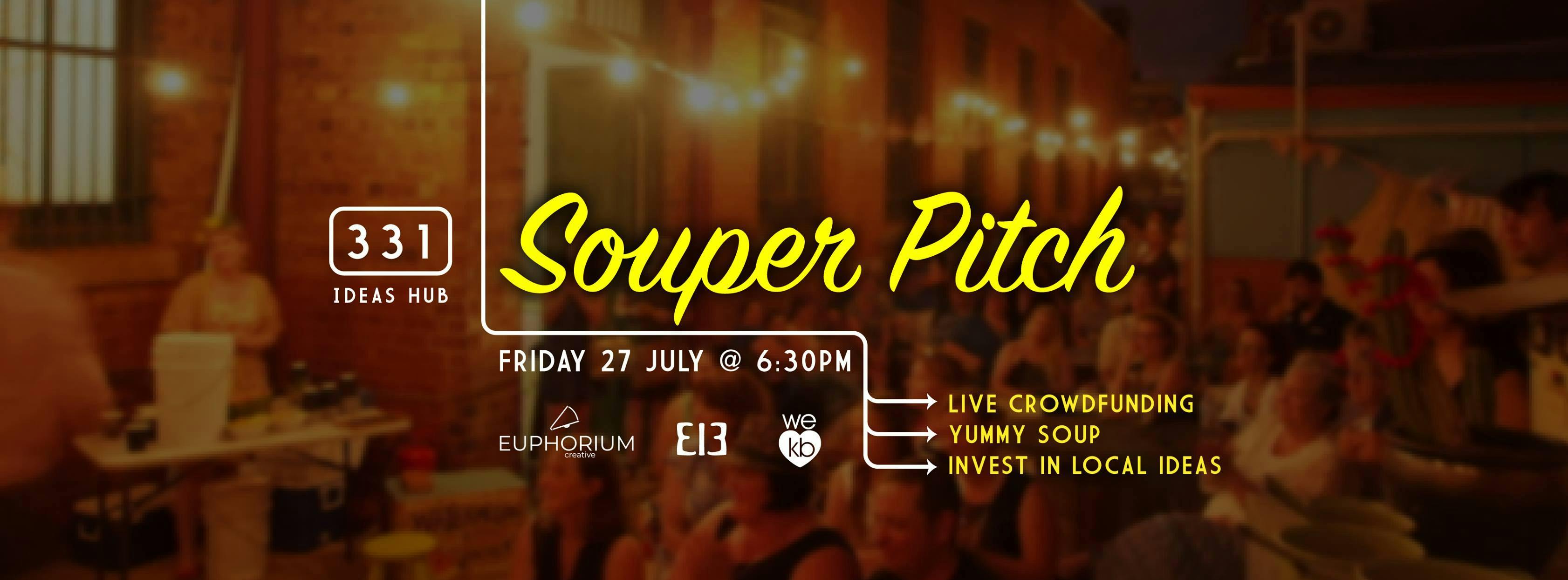 Souper Pitch - Live Crowdfunding