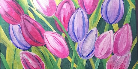 "First Blooms" Paint & Sip @ Lenise's Cafe
