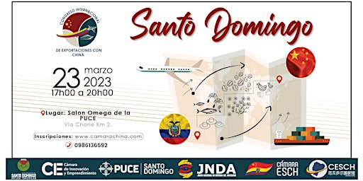 1er  Congreso Internacional de exportaciones con China en Santo Domingo