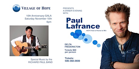 VILLAGE OF HOPE Presents a Dinner Gala with Paul Lafrance primary image
