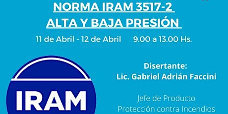 Norma IRAM 3517-2 "Alta y Baja Presión"