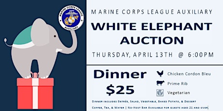 Annual White Elephant Dinner and Auction