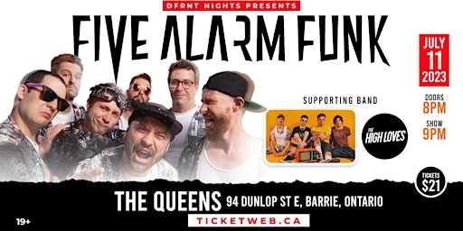 Five Alarm Funk Live in Barrie