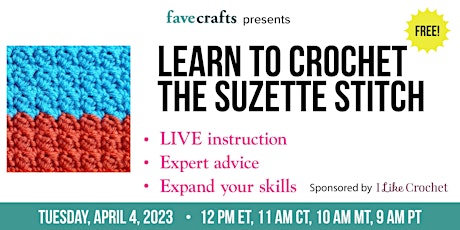 Learn to Crochet the Suzette Stitch