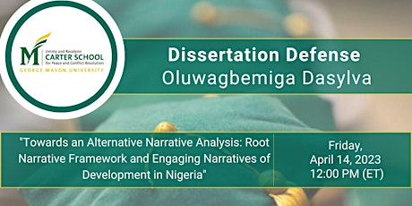 Dissertation Defense: Oluwagbemiga Dasylva