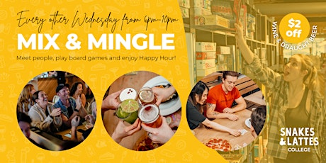 Toronto Mix & Mingle - Meet people, play board games & enjoy Happy Hour!