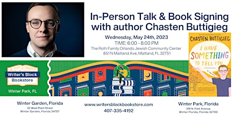 In Person Talk and Book Signing with author Chasten Buttigieg