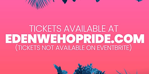 Hauptbild für EDEN WEHO PRIDE WOMXN'S PARTY 2024 (Tickets available on SeeTickets)