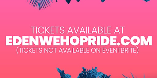 EDEN WEHO PRIDE WOMXN'S PARTY 2024 (Tickets available on SeeTickets)  primärbild