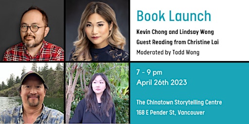 Book Launch: Kevin Chong and Lindsay Wong, with guest Christine Lai