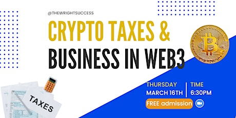 Intro to Crypto Taxes & Business in Web3 primary image