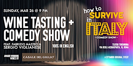 How to Survive in Italy? Comedy show in English