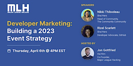 Developer Marketing: Building a 2023 Event Strategy
