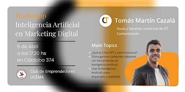 Inteligencia Artificial en marketing digital | Tomás Cazalá