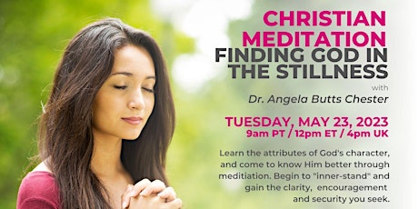 Christian Meditation: Finding God in the Stillness primary image