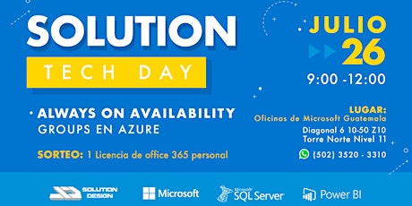 Solution Tech Day: Always On Availability Groups en Azure primary image